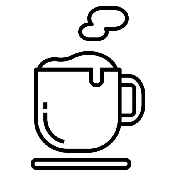 Icono Del Café Ilustración Vectorial — Vector de stock