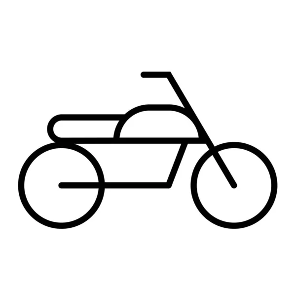 Fiets Icoon Zwarte Stijl Geïsoleerd Witte Achtergrond Sport Symbool Vector — Stockvector