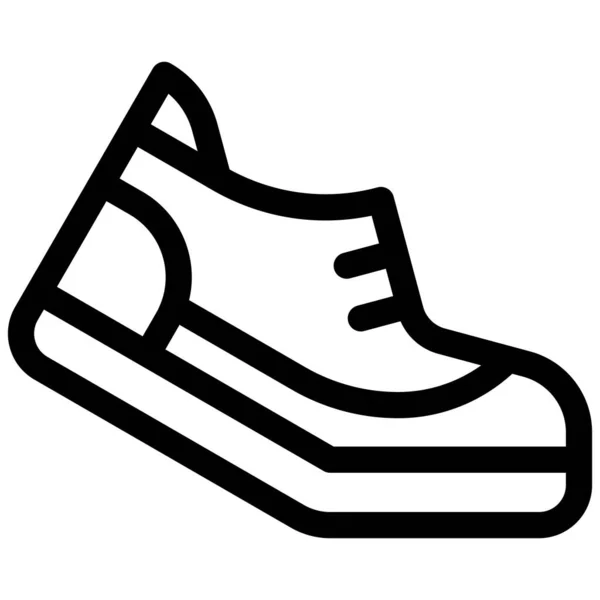 Vector Illustration Hand Drawn Fashion Shoe — Stock Vector