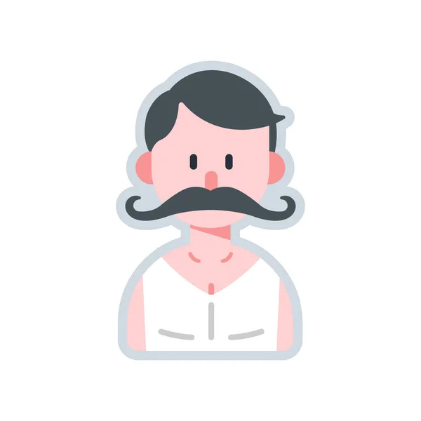 Hombre Icono Ilustración Vectorial — Archivo Imágenes Vectoriales