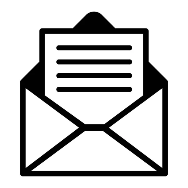 Illustration Des Mail Icon Vektors — Stockvektor