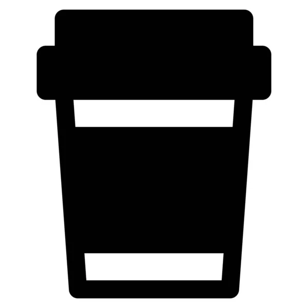 Coffee Flat Icon Vector Illustration — Stock Vector