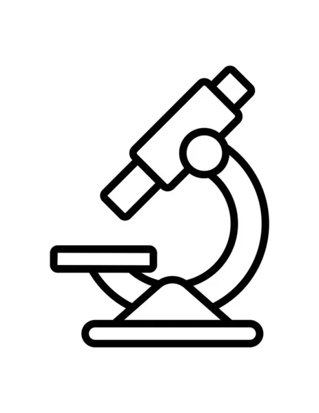 Microscope Icon Vector Illustration — Stock Vector