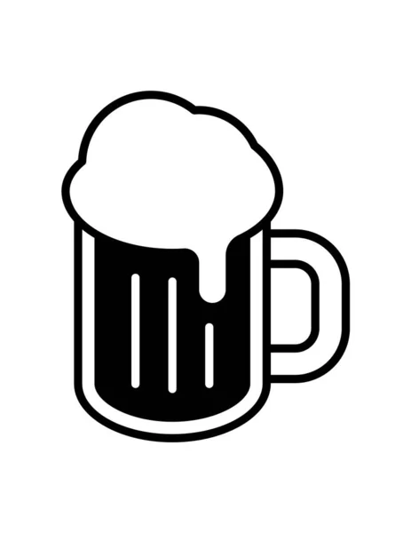 Cerveja Ícone Ilustração Vetorial — Vetor de Stock