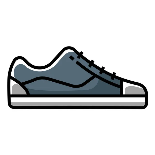 Sapatos Esportivos Ícone Vetor Ilustração Design — Vetor de Stock