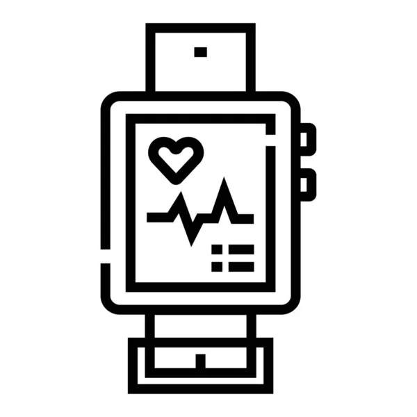 Lijn Art Vector Pictogram — Stockvector