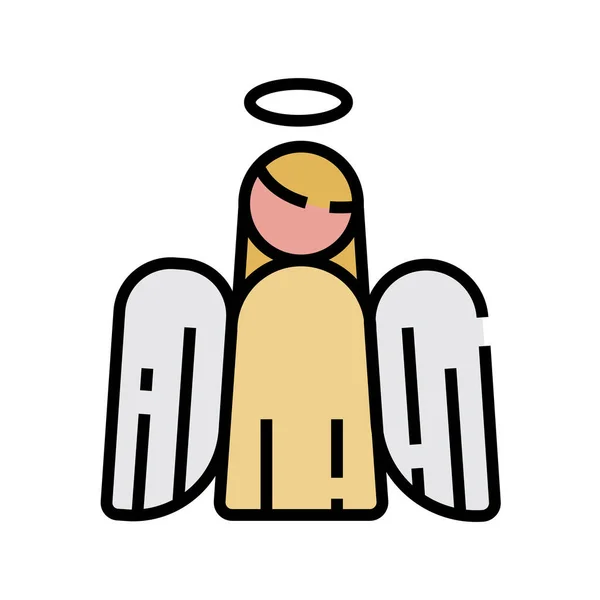 Ángel Icono Web Ilustración Vectorial — Vector de stock