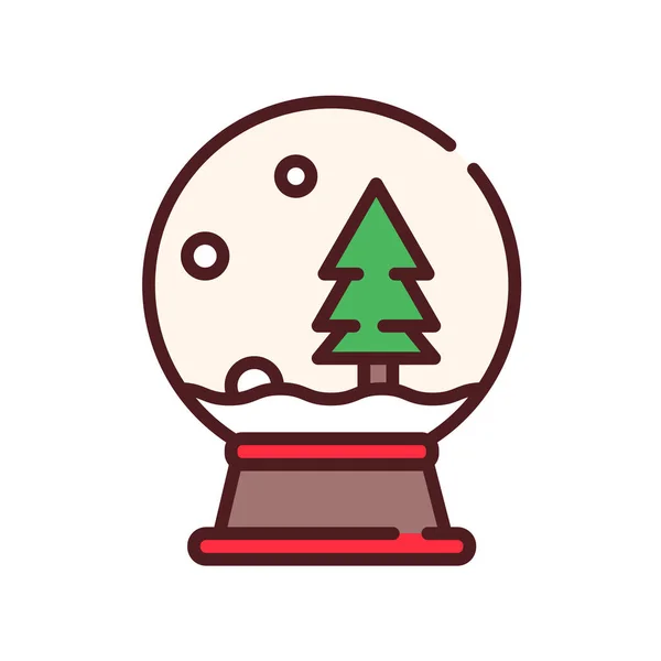 Christmas Tree Icon Vector Illustration Graphic Design — Stock Vector