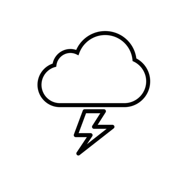 Lluvia Icono Ilustración Vectorial — Vector de stock