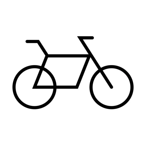 Bicicleta Ícone Ilustração Vetorial —  Vetores de Stock