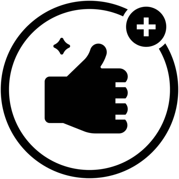 Thumbs Icon Vector Illustration — Stock Vector