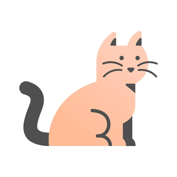 Katze Symbol Vektorillustration — Stockvektor