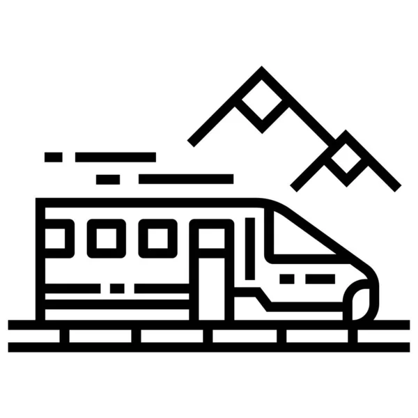 Иллюстрация Значка Поезда — стоковый вектор
