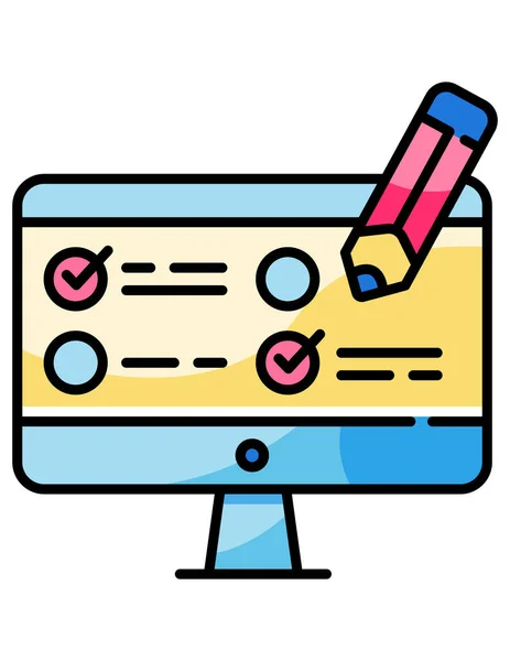 Seoとマーケティングアイコンのカラーベクトル図です — ストックベクタ