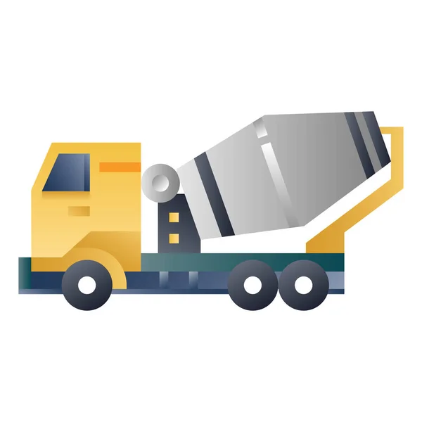 Lkw Web Ikone Vektorillustration — Stockvektor