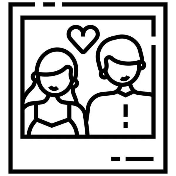 Liebe Symbol Vektor Illustration — Stockvektor