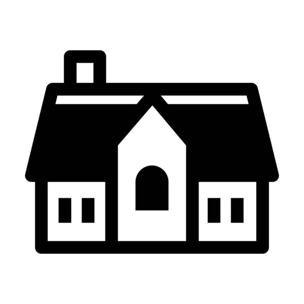 House Icon Vector Illustration — Stock Vector