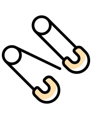 Pin simgesinin vektör illüstrasyonu