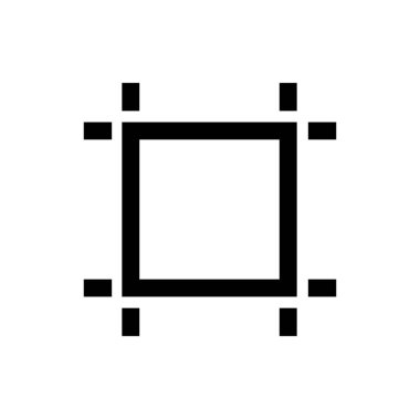 Seo çizgi simgesinin vektör illüstrasyonu