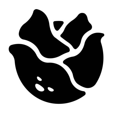 Bir kuşun siyah beyaz ikonunun vektör çizimi