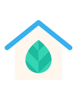 Ev simgesi, vektör illüstrasyonu