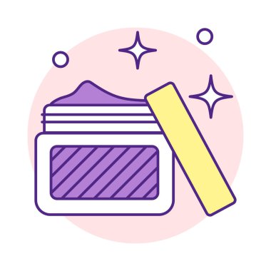 Bir hediye kutusunun vektör illüstrasyonu