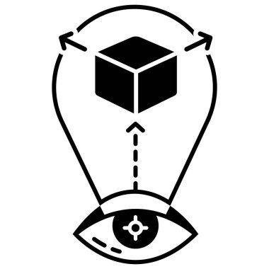 Siyah başlıklı bir insan kafasının vektör çizimi