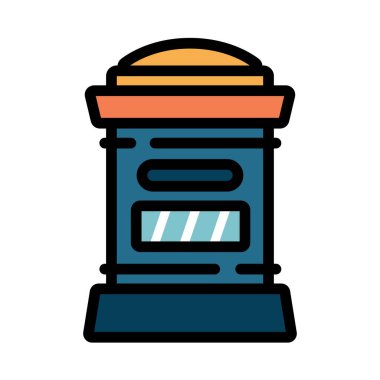 Posta kutusunun vektör illüstrasyonu 