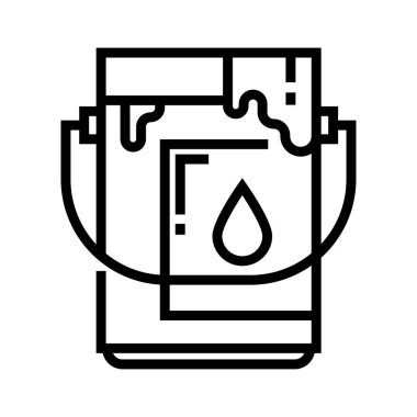 Boyanın vektör illüstrasyonu 