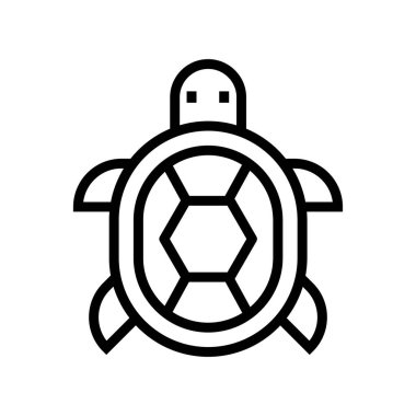 Kaplumbağanın vektör çizimi