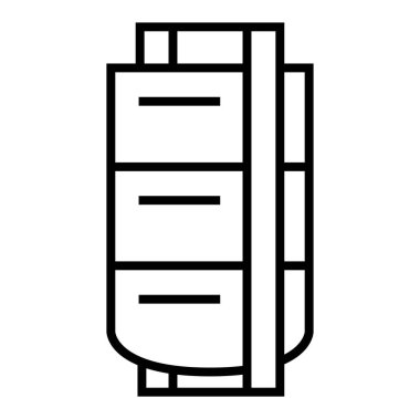 Modern b 'nin vektör illüstrasyonu eksik simgesi