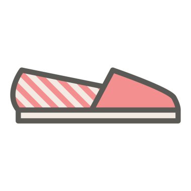 Düz ayakkabının vektör görüntüsü