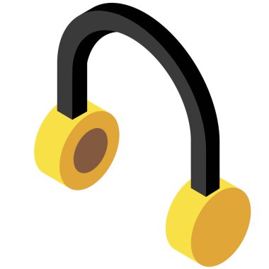 Metal kilidin vektör çizimi