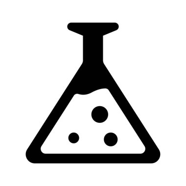 laboratuvar matara vektör simgesi