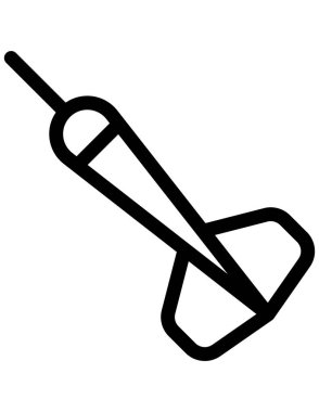 hedef simge, vektör illüstrasyonu 