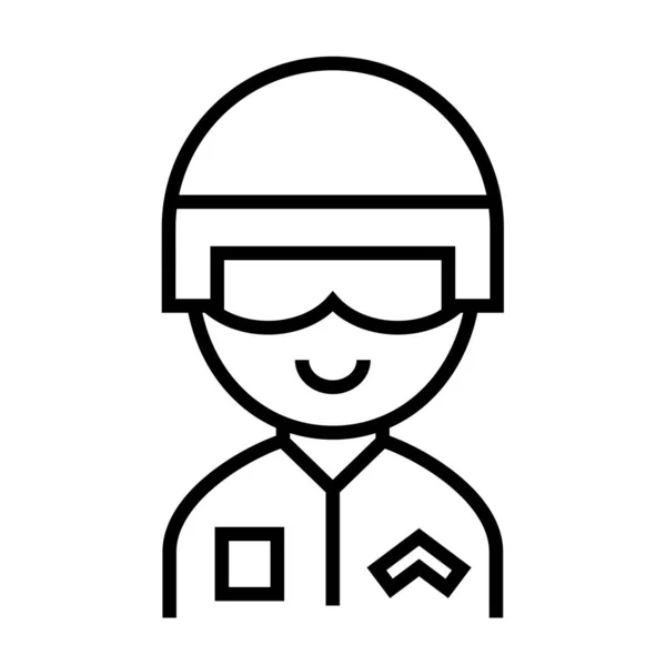Avatar Mann Symbol Vektor Illustration Design — Stockvektor