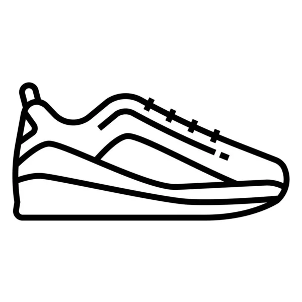Sapatos Esportivos Ícone Vetor Ilustração Design — Vetor de Stock