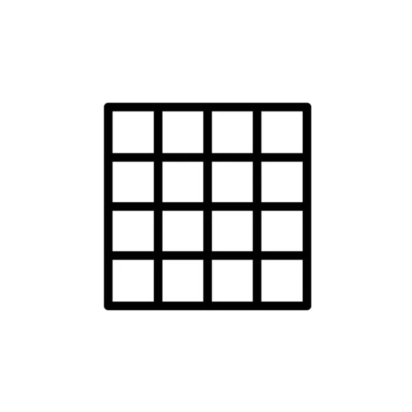 Vektorsymbol Für Web Mobil Und Infografiken Handgezeichnetes Einfaches Schwarzes Weißes — Stockvektor