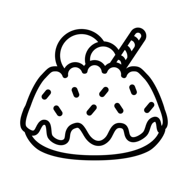 Eis Web Symbol Vektorillustration — Stockvektor