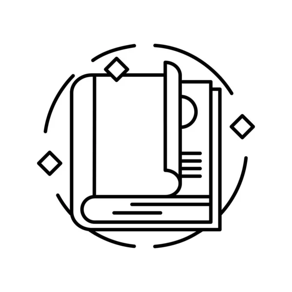 Illustrazione Vettoriale Dell Icona Dell Educazione Moderna — Vettoriale Stock