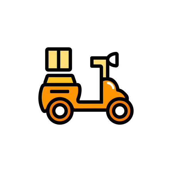 Vector Illustration Scooter — Stock Vector