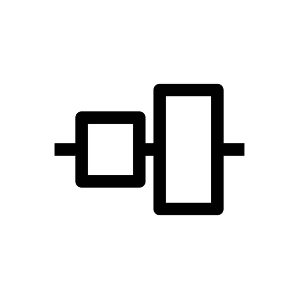 Batterij Pictogram Vector Illustratie — Stockvector