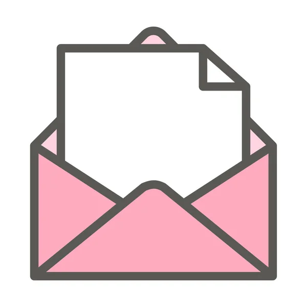 Email Icona Vettoriale Illustrazione — Vettoriale Stock