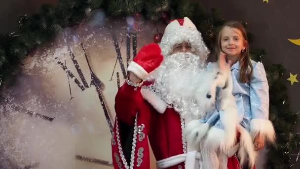 Salutation Félicitations Pour Les Vacances Noël Adulte Enfant Veille Des — Video