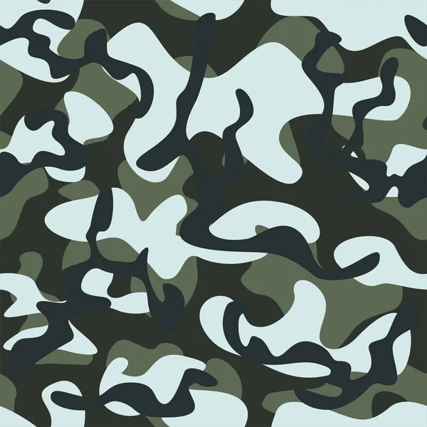 Classic Seamless Military Camouflage Pattern — Stock Vector ...