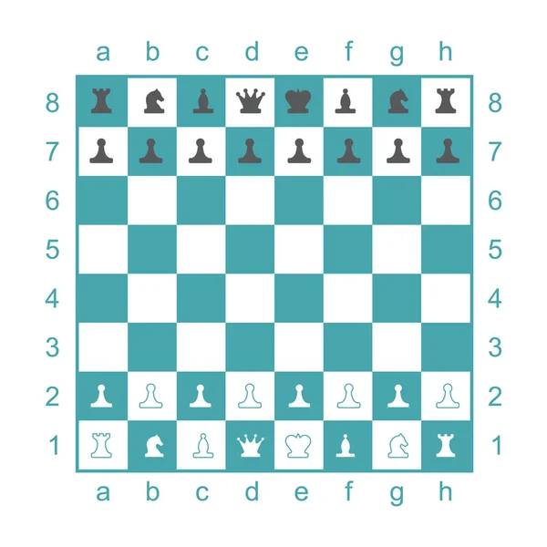 Šachovnice Šachové Figurky Sada Dvou Vektorových Ikon Plochý Design Vektorové — Stockový vektor