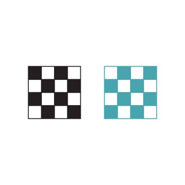 İki vektör simgeler kümesi. Düz tasarım tek renkli