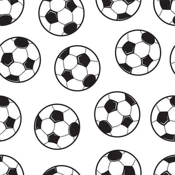 Un juego de pelotas de fútbol. Tema fútbol — Vector de stock