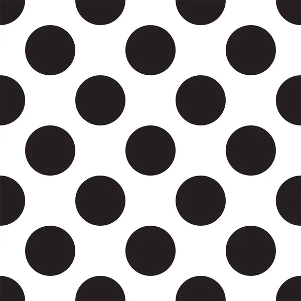 Fond blanc avec des cercles noirs . — Image vectorielle