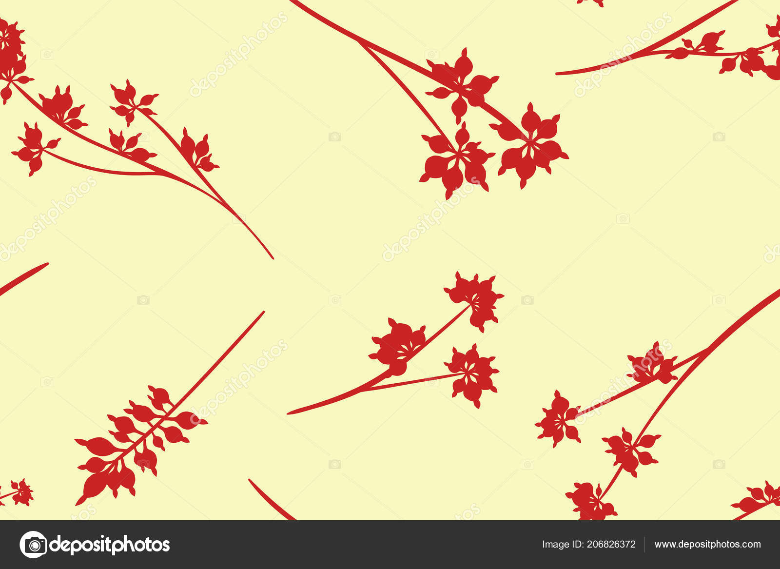 Autumn Seamless Pattern With Eucalyptus Leaves Foliage Natural